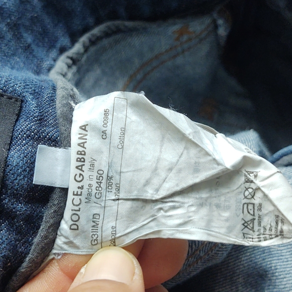 Dolce & Gabbana Straight Leg Loose Fit Jeans sz 30 women's EU 48 - Picture 6 of 17